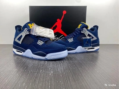 Reps TBK 4 Michigan 3938 Retro AJ4- Soft Jordan 1025